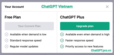 Tài khoản ChatGPT Plus khác gì ChatGPT thông thường-ChatGPT.pro.vn-ChatGPT Vietnam