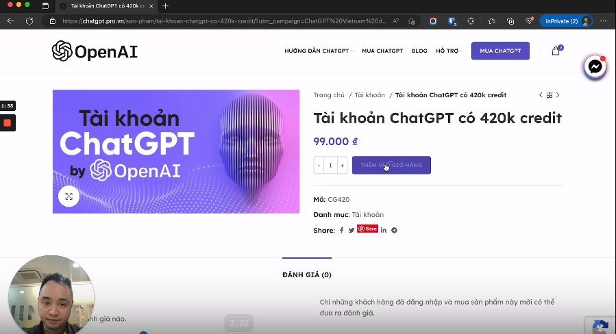 ChatGPT Vietnam & Vinalink: Hướng dẫn ĐK mua TK ChatGPT cho học viên Vinalink